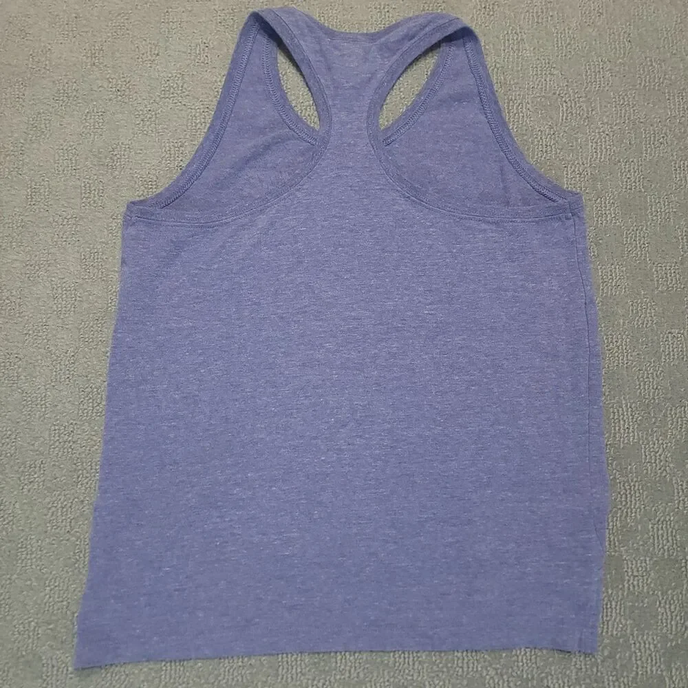 Nike Tank Top Girls XL Purple Racerback Logo Top Athletic Gym Running